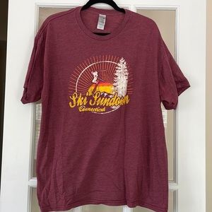 Mens ski sundown shirt